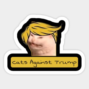 Cats Against Trump Sticker